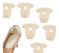 Wonder Care 2Pcs (6 Pair) Shoe Insole Heel Cushion Pad, Self Adhesive Reusable High Heel Grips for Losse Shoes, Shoe Bite Protectors, Heel Liners for Comfort & Heel Pain Relief