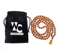 Wonder Care Authentic Rudraksh Mala-5Face- Genuine Himalayan Rudraksha Seeds Religious Ornament Rosary Japa Mala- Imported From Nepal 8 mm (10 Pcs)