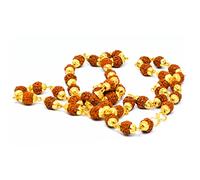 Wonder Care Authentic Rudraksh Mala-5face- Genuine Himalayan Rudraksha Seeds Religious Ornament Rosary Japa Mala 8mm mala 108 mditation beads