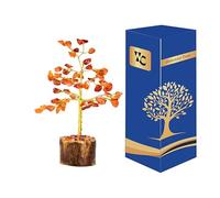 Wonder Care Carnelian Crystal Tree For Home Decorations Crystals And Healing Stones, Room Decor Gifts, Gem Tree, Christmas Stands Real 60 Beads