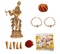 Wonder Care Diwali Gift Set For Bhai Dooj| Bhaiya duj Gift For Brother With Cards And Kumkum|with bracelet for brother Set of 2