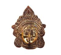 Wonder Care Hindu Goddess Maa Durga face for puja | Hanging Wall Decore Hindu MATA Durga | Statue Goddess Idol Wall Decoration Size 6 Inch | Adishakti Wall decore Puja Statue for Navratri