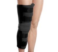 Wonder Care Knee Immobilizer Knee Brace for Knee Support for Dislocation Injuries Ligament Tear Wraparound Knee stabilizer Splint for Men & Women (Black, Small)