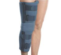 Wonder Care Knee Immobilizer Knee Brace for Knee Support for Dislocation Injuries Ligament Tear Wraparound Knee stabilizer Splint for Men & Women (Grey, 4X-Large)