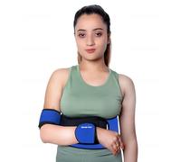 Wonder Care Left Right Shoulder Immobilizer Arm Sling Elastic Brace for Clavicle Collar Bone Dislocation Subluxation Shoulder stabilizer Compression Brace After Rotator Cuff Surgery