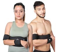 Wonder Care-Left Right Shoulder Immobilizer Arm Sling Elastic Brace for Clavicle Collar Bone Dislocation Subluxation Shoulder stabilizer Compression Brace After Rotator Cuff Surgery-Black(58"-62")