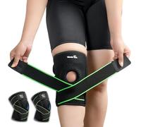 Wonder Care Neoprene Blend Adjustable Knee Support With Anti-Slip Silicon Strip, Breathable Patella Knee Brace Cap For Pain Relief, Arthritis Protection For Men & Women Free Size (Special, 2 Piece)