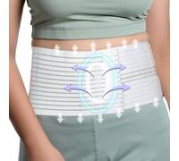 Wonder Care Polyester Umbilical White Hernia Belt Support Brace With 1 Removable Compression Pad For Men & Women (4Xl)