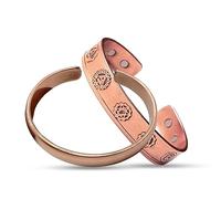 Wonder Care Pure Copper Bracelet For Women and Men Adjustable Copper Bracelet For Men Magnetic Copper Kada Pack of 2