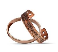 Wonder Care Pure Copper Bracelet For Women and Men Adjustable Copper Bracelet For Men Magnetic Copper Kada Pack of 2