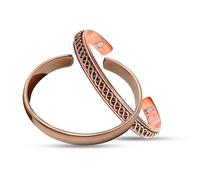 Wonder Care Pure Copper Bracelet For Women and Men Adjustable Copper Bracelet For Men Magnetic Copper Kada Pack of 2