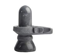 Wonder Care Shivling Statue Shiva Marble Stone Sculpture Handcrafted Shiva Lingham Stone Grey Shiv Shankar Accessories Hindu Puja Items