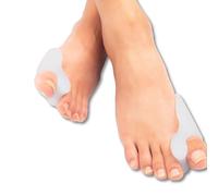 Wonder Care Silicone Toe Separator For Feet Gel Toe Pads Toe Big Toe Corrector Bunion Toe Straightener Yoga Toe Stretcher Hammer Toe Bunion White [Pair of 3-6 Pieces]