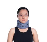 Wonder Care Soft Neck Braces Soft Cervical Collar Neck Support Adjustable Collar Soft Neck Collar Neck Brace for Women & Men_Grey-(Small).