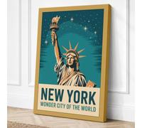 Wonder City of the World Canvas Wall Art Print 18x12 Inch (46 x 30 cm)