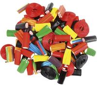 Wonder Colourful Liquorice Mix 500g (Re-Sealable Bag) by Jo-Lo - Strawberry Red Liquorice, Fruit Blue Licorice and a great selection of rainbow colours -