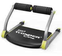 Wonder Core Smart Ab Machine, Sit Up Exercise Equipment, Crunches Ab Equipment, Ab Workout Equipment, Abdominal Muscle Exerciser, Total Body Workout Machine for Home (New Green)