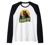 Wonder Dean Horse, Horse Racing, Santa Anita, Del Mar Horse Raglan Baseball Tee
