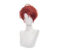 WONDER EGG PRIORITY Momoe Sawaki Auburn Short Men Wig Cosplay Halloween Costume Party Wigs