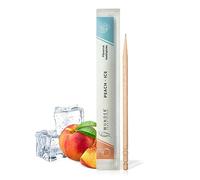 Wonder Flavoured Toothpicks - Single Pack 100 Individually Wrapped - Peach/Ice - Plastic-Free, Sugar-Free, Vegan - Fresh Breath & Oral Hygiene On-The-Go