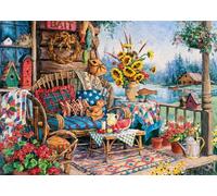 Wonder Forge Country Hideaway 1000 Piece Jigsaw Puzzle for Adults | Unique, Perfectly-Fitting Pieces | Fun, Vibrant Imagery | Amazon Exclusive