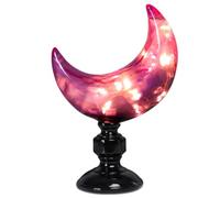 WONDER GARDEN Purple Crescent Moon Ramadan Lights Decorations, Led Moon Light Indoor, Ramadan Decorations for Halloween Home Bedroom Party Decoration or Gift