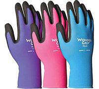 Wonder Grip Nicely Nimble Gloves, Small, Assorted Colors