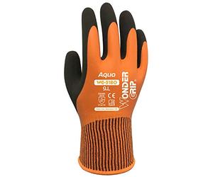 Wonder Grip WG-318O 100% Waterproof Gloves, S/7
