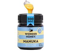 Wonder Honey Raw Manuka Honey New Zealand MGO300 (10+) Tested for 26 Markers, Traceable, Natural Soothing for Sore Throat, Cough - Aids Digestion - Triple Sealed for safety in a Protective Box (250g)