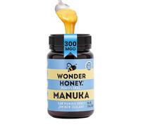 Wonder Honey Raw Manuka Honey New Zealand MGO300 (10+) Tested for 26 Markers, Traceable, Natural Soothing for Sore Throat, Cough - Aids Digestion - Triple Sealed for safety in a Protective Box (500g)