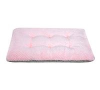 WONDER MIRACLE Fuzzy Deluxe Pet Beds, Super Plush Dog or Cat Beds Ideal for Dog Crates, Machine Wash & Dryer Friendly (15" x 23", S-Baby Pink)