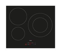 Wonder Placa de Inducción Cristal negro WI3601. Potencia máx. 7200 W, 3 Zonas de Cocción, 9 Niveles de Cocción, Control Táctil, Función Turbo, Bloqueo y Autodesconexión de Seguridad