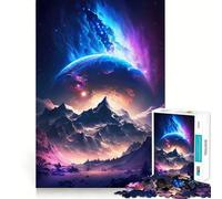 Wonder Planet Aurora 1000 Piece Jigsaw Brain Skill Game High Precision Die Cut Fascinating Hobby for Idle Moments (38x26cm)
