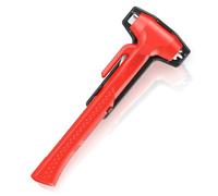 WONDER POINT Car Window Breaker, Glass Breaker And Seatbelt Cutter, Emergency Car Glass Safety Hammer, Window Punch Seatbelt Cutter For Family Rescue & Auto Escape Tools(Red)