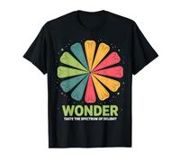 Wonder Popsicle Rainbow Wheel Design T-Shirt