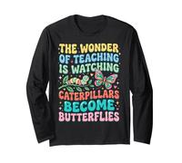 Wonder Teaching is Watching Caterpillars Become Butterflies Long Sleeve T-Shirt