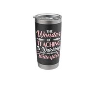 Wonder Teaching is Watching Caterpillars Become Butterflies Stainless Steel Insulated Tumbler