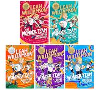 Wonder Team Series By Leah Williamson Illustrated 5 Books Collection Set (The Forgotten Footballers, The Pharaoh’s Fortune, The Rainforest Rescue, The Space Race & The Football Phantom)