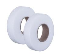 Wonder Web 2PCS 50M Iron-on Fuse Hem Tape Double Side No Stitch Sewing Adhesive Fabric Tape For Cloth Curtain Iron On Fusing Hemming Accessories.(30mm)