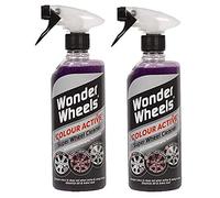 Wonder Wheels 2 x Colour Active Super Wheel Cleaner 600ml - With Colour Changing Technology