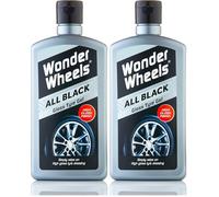 Wonder Wheels All Black Gloss Tyre Gel 500ml (Pack of 2)