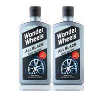 Wonder Wheels Wtg500 All Black Gloss Car Valeting Tyre Gel 500Ml X2 Treatment