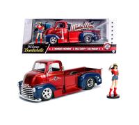 Wonder Woman 1952 Chevy COE Pickup with Figure 1:24 Model JADA TOYS