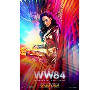 Wonder Woman 1984 DC Superhero Girl Movie Print Poster Wall Artwork Picture A4 +