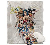 WONDER WOMAN 75th Collage Silky Touch Super Soft Throw Blanket 152 x 127 cm