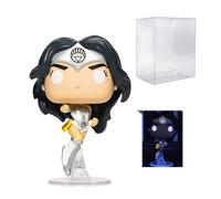 Wonder Woman 80th Anniversary White Lantern Glow-in-The-Dark Pop! Vinyl Figure - Entertainment Earth Exclusive (Bundled with EcoTek Protector Case to