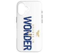 Wonder Woman 80th Blue and Gold Flying Logo Case for iPhone 16