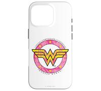 Wonder Woman 80th Truth, Compassion, Strength Flying Logo Case for iPhone 16 Pro