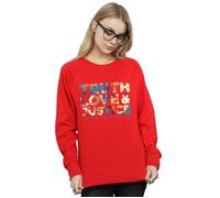 Wonder Woman 84 Diana Truth Love Justice Sweatshirt DC Comics Red XL