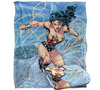 WONDER WOMAN Blue Sky Silky Touch Super Soft Throw Blanket 152 x 127 cm